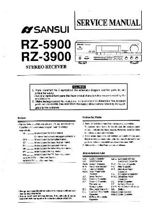 Сервисная инструкция Sansui RZ-3900, RZ-5900 ― Manual-Shop.ru