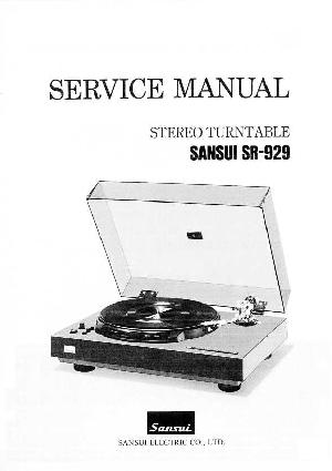 Service manual Sansui SR-929 ― Manual-Shop.ru