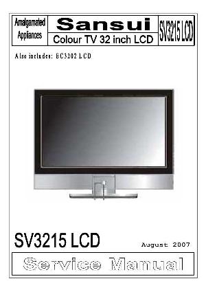 Сервисная инструкция Sansui SV3215LCD ― Manual-Shop.ru
