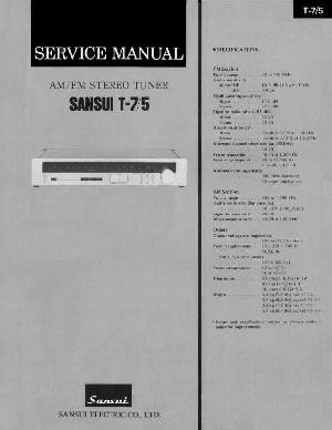 Сервисная инструкция Sansui T-5, T-7 ― Manual-Shop.ru