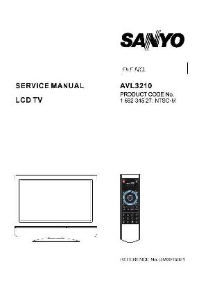 Сервисная инструкция SANYO AVL-3210 ― Manual-Shop.ru