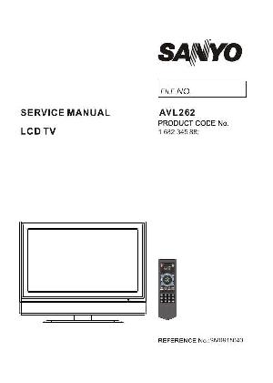 Сервисная инструкция Sanyo AVL262 ― Manual-Shop.ru