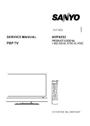 Сервисная инструкция Sanyo AVP4232  ― Manual-Shop.ru