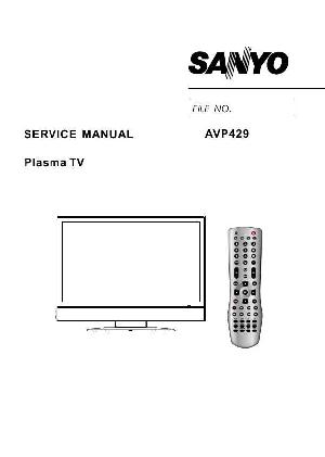 Сервисная инструкция Sanyo AVP429 ― Manual-Shop.ru
