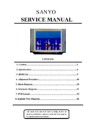 Service manual SANYO C29TF36S ― Manual-Shop.ru