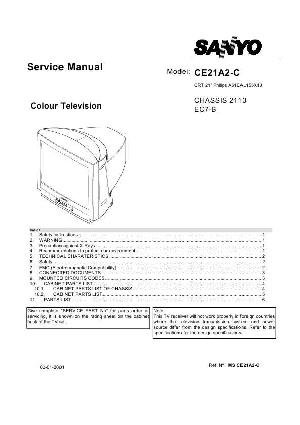 Сервисная инструкция Sanyo CE21A2 ― Manual-Shop.ru