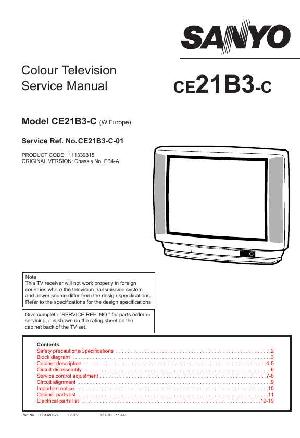 Сервисная инструкция Sanyo CE21B3C ― Manual-Shop.ru