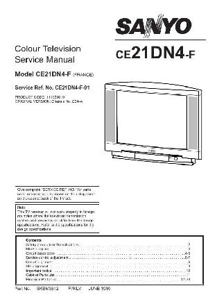 Сервисная инструкция Sanyo CE21DN4 ― Manual-Shop.ru