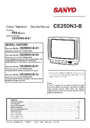 Service manual Sanyo CE25DN3B ― Manual-Shop.ru