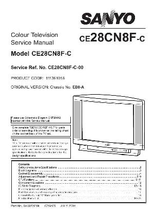 Сервисная инструкция SANYO CE28CN8F ― Manual-Shop.ru