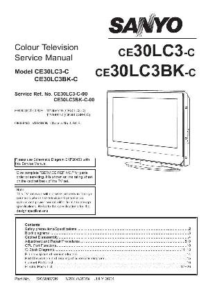 Сервисная инструкция Sanyo CE30LC3C ― Manual-Shop.ru