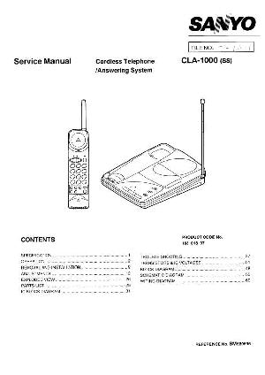 Service manual Sanyo CLA-1000 ― Manual-Shop.ru
