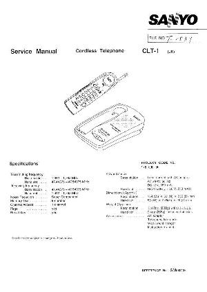 Service manual Sanyo CLT-1 ― Manual-Shop.ru