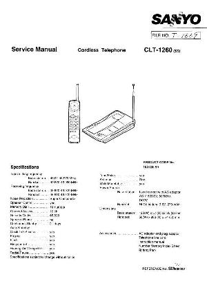 Service manual Sanyo CLT-1260 ― Manual-Shop.ru