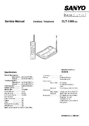 Service manual Sanyo CLT-1360 ― Manual-Shop.ru