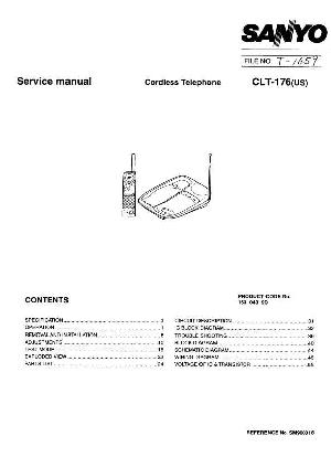 Сервисная инструкция Sanyo CLT-176 ― Manual-Shop.ru