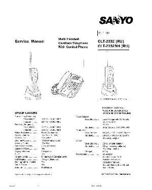 Service manual Sanyo CLT-2032 ― Manual-Shop.ru