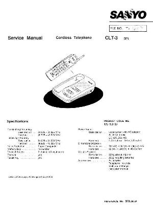 Service manual Sanyo CLT-3 ― Manual-Shop.ru