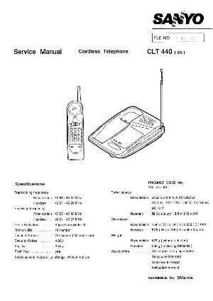 Service manual Sanyo CLT-440 ― Manual-Shop.ru
