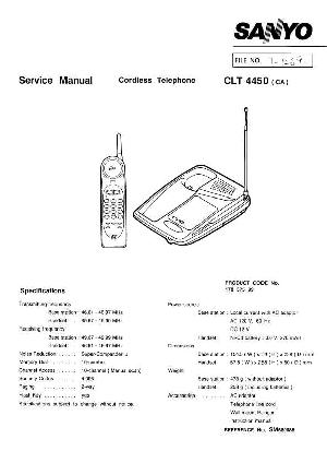 Сервисная инструкция Sanyo CLT-4450 ― Manual-Shop.ru