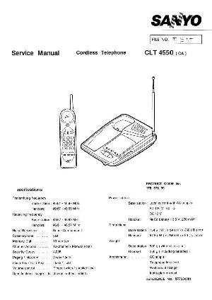 Service manual Sanyo CLT-4550 ― Manual-Shop.ru