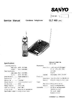 Сервисная инструкция Sanyo CLT-460 ― Manual-Shop.ru