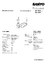 Service manual Sanyo CLT-513, CLT-523