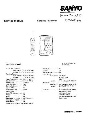 Service manual Sanyo CLT-5461 ― Manual-Shop.ru