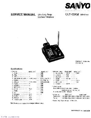 Сервисная инструкция Sanyo CLT-55 ― Manual-Shop.ru