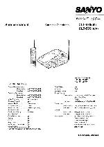 Service manual Sanyo CLT-576, CLT-5761