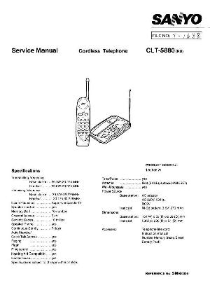Service manual Sanyo CLT-5880 ― Manual-Shop.ru