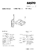 Сервисная инструкция Sanyo CLT-59