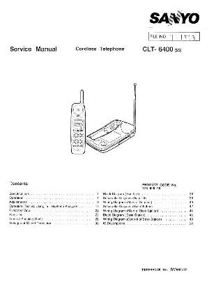 Service manual Sanyo CLT-6400 ― Manual-Shop.ru
