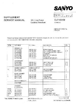 Service manual Sanyo CLT-65 ― Manual-Shop.ru