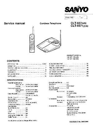 Service manual Sanyo CLT-657, CLT-6571 ― Manual-Shop.ru