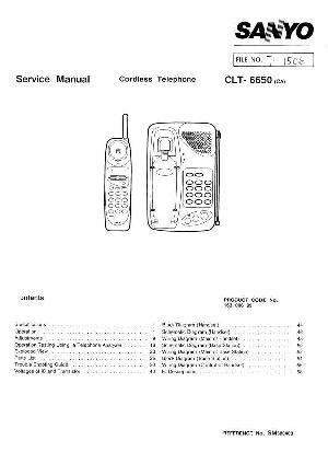 Service manual Sanyo CLT-6650 ― Manual-Shop.ru
