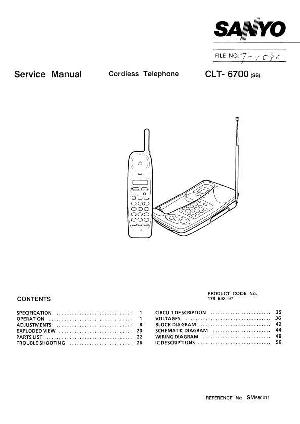 Service manual Sanyo CLT-6700 ― Manual-Shop.ru