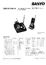 Service manual Sanyo CLT-75