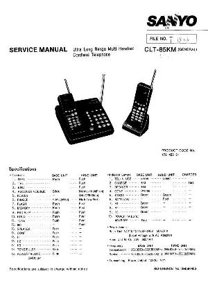 Service manual Sanyo CLT-85 ― Manual-Shop.ru