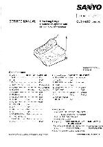 Сервисная инструкция Sanyo CLT-95