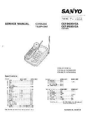 Service manual Sanyo CLT-9500, CLT-9600 ― Manual-Shop.ru