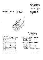 Service manual Sanyo CLT-9500, CLT-9600