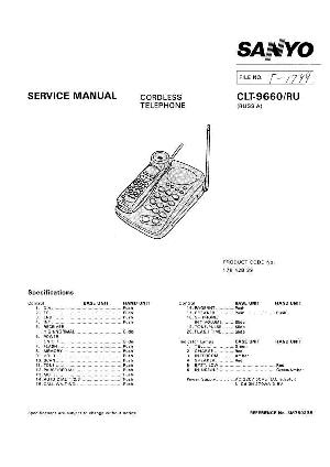 Сервисная инструкция Sanyo CLT-9660 ― Manual-Shop.ru