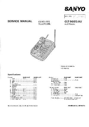 Service manual Sanyo CLT-9665 ― Manual-Shop.ru
