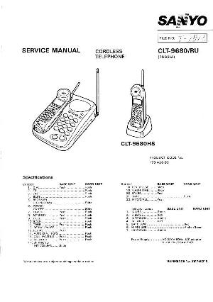 Service manual Sanyo CLT-9680 ― Manual-Shop.ru