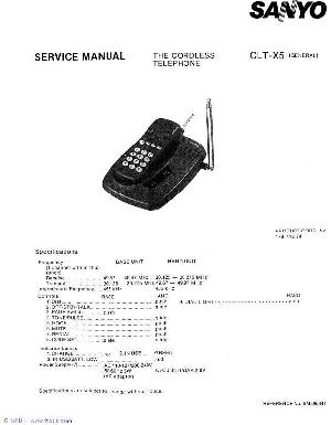 Service manual Sanyo CLT-X5 ― Manual-Shop.ru