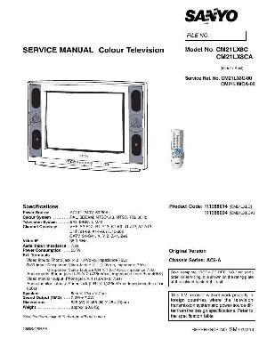 Сервисная инструкция SANYO CM21LX8C ― Manual-Shop.ru