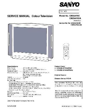 Service manual SANYO CM29AF8X ― Manual-Shop.ru