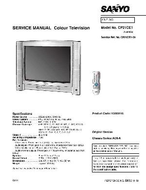 Service manual Sanyo CP21CE1 ― Manual-Shop.ru