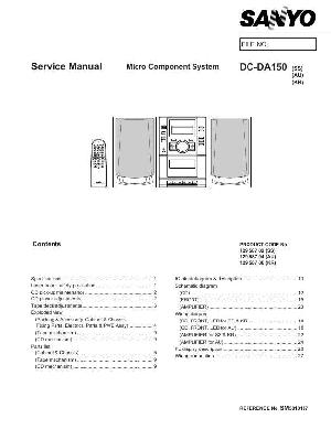 Service manual Sanyo DC-DA150 ― Manual-Shop.ru